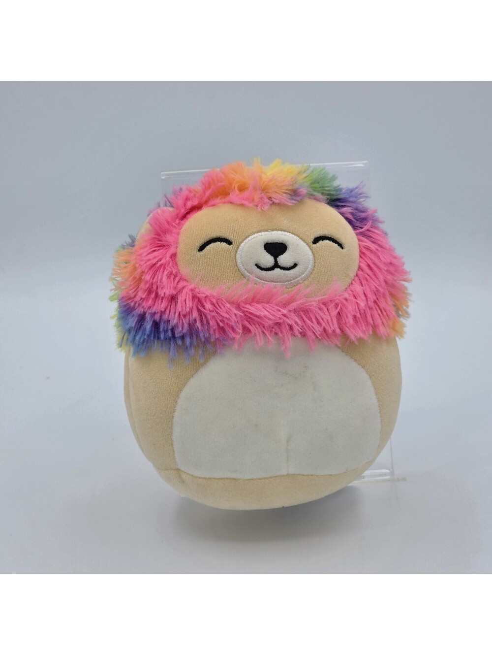 Squishmallows “Leonard” the Rainbow Mane Lion 5” Plush Toy
